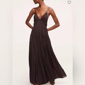 Rebecca Taylor Chocolate Brown Maxi Dress
